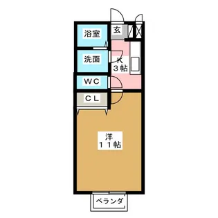 サンガーデン【1階】の間取り