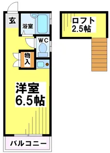 東京都調布市調布ケ丘3【アパート】の間取り