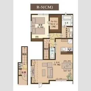 ユーソニアン・ひ生B【2階】の間取り