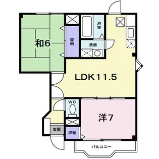 兵庫県丹波篠山市西岡屋【アパート】の間取り