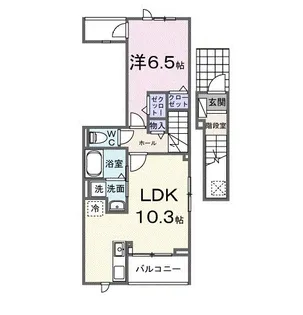 ソレイユ【2階】の間取り