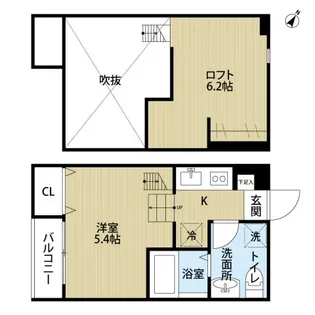 メゾン・ド・ミラ【1階】の間取り