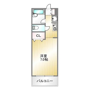 1Kの間取り画像