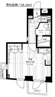 東京都杉並区堀ノ内1【マンション】の間取り