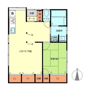 KhazanaYamazaki【1階】の間取り