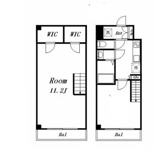 アイランド中野の間取り