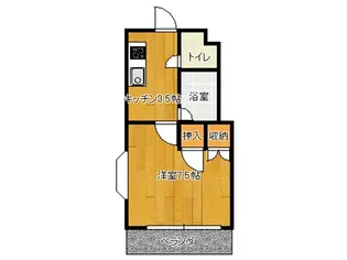 パープルビジュー【2階】の間取り