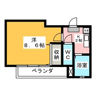 桝屋BLD【6階】の間取り