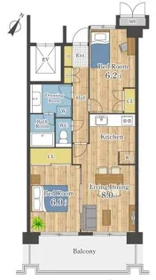 アルト厚木【3階】の間取り