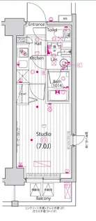 ガーラ・ステーション横濱大通り公園【3階】の間取り