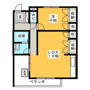 リヴィエール辰起【4階】の間取り