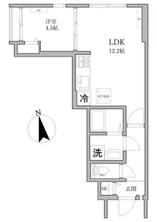 ARIETTA自由が丘【1階】の間取り