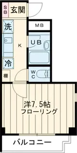 オークレット洗足池【2階】の間取り