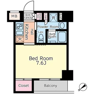 グラントゥルース王子【4階】の間取り