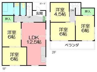 神奈川県愛甲郡愛川町中津【一戸建】の間取り