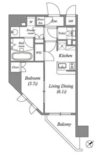 ISM練馬【7階】の間取り