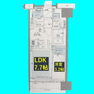 リニアゲートタワー名古屋【4階】の間取り