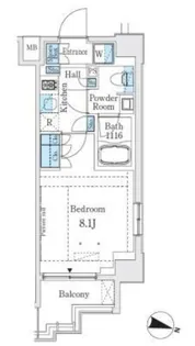 GLACIER大塚【8階】の間取り