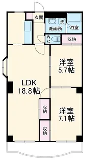 パスタ【2階】の間取り