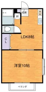 ハイツMS【1階】の間取り