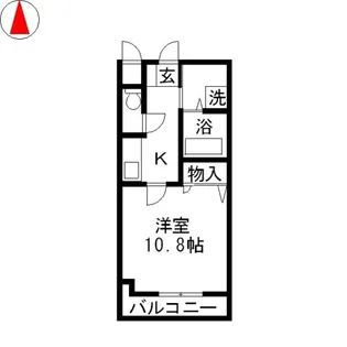 マリベール新倉敷【2階】の間取り