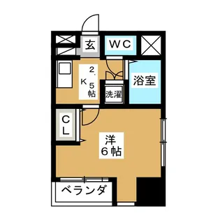 アネックスオマタII【4階】の間取り