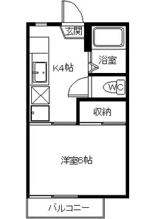 ポートハイム【2階】の間取り