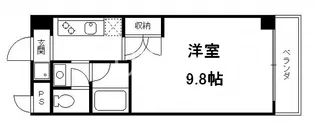 RECTANGLE伏見稲荷【4階】の間取り