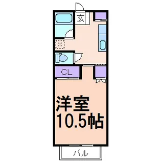 TOYOUKEハイツ【2階】の間取り