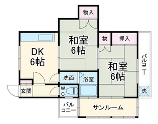 高山ビル【2階】の間取り