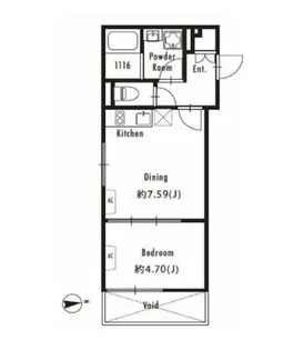 東京都新宿区大久保2【マンション】の間取り