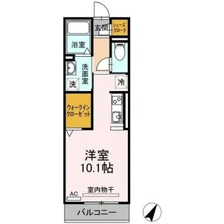 RiverScape Toki(リバー・スケープトキ)【2階】の間取り