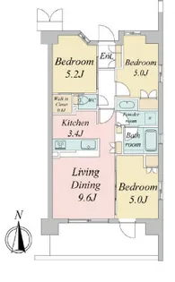 トラープランド蒼麗館【6階】の間取り