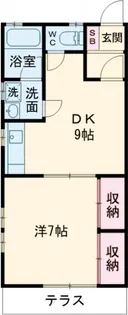 ポテンシャルII【1階】の間取り