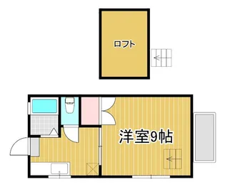 エクセル A棟【2階】の間取り