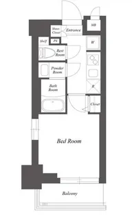 東京都品川区北品川1【マンション】の間取り