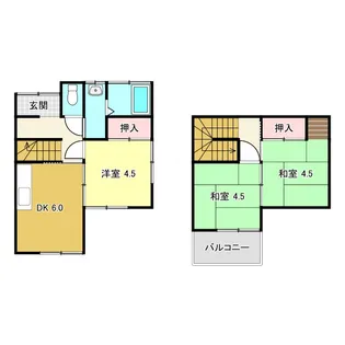 高知県高知市一宮中町2【一戸建】の間取り
