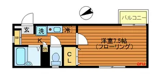 東京都武蔵野市中町2【マンション】の間取り