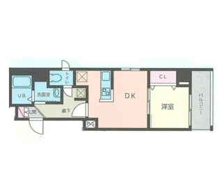 東京都品川区南大井5【マンション】の間取り