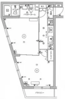 スカイコート品川パークサイドIII【5階】の間取り