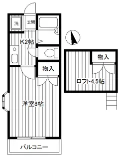 サンビレッジ【2階】の間取り