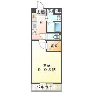 S-FORT鈴鹿【11階】の間取り