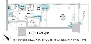 フェニックス横濱関内BAY GAIA【10階】の間取り