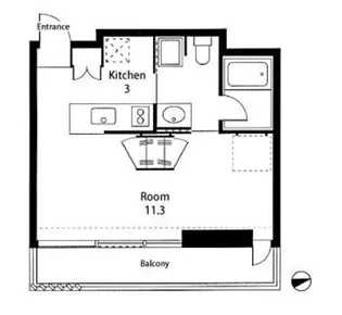 Villa Rondo(ヴィラロンド)【3階】の間取り