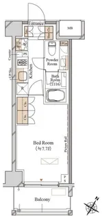 ブランシエスタ森下【5階】の間取り