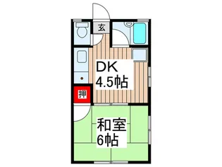 メープルハウスA館【2階】の間取り