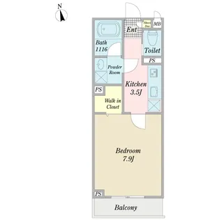 スクエアーガーデン【2階】の間取り