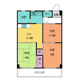 清菱ハイツ【3階】の間取り
