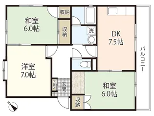 庚午中ハイム【2階】の間取り
