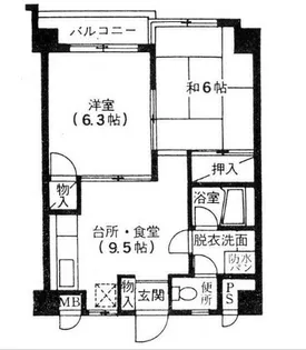 ドエル仙川【3階】の間取り